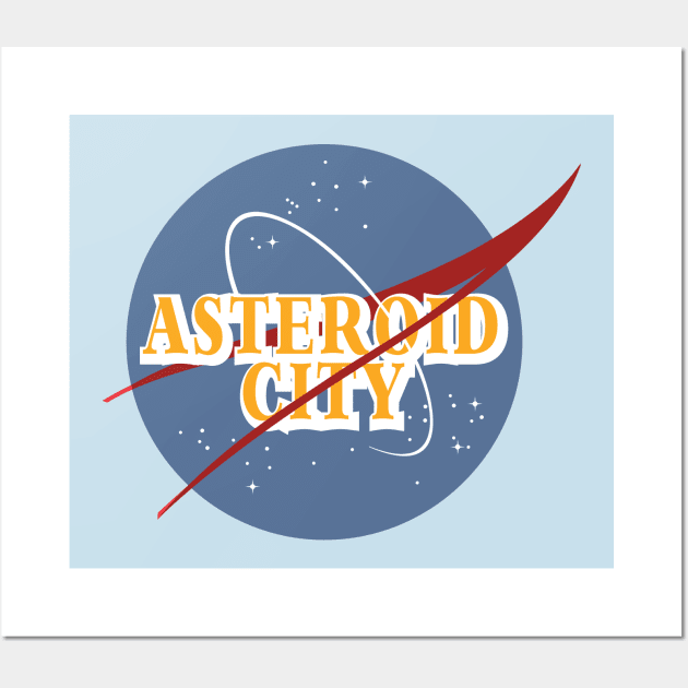 Asteroid City NASA parody Wall Art by Baggss